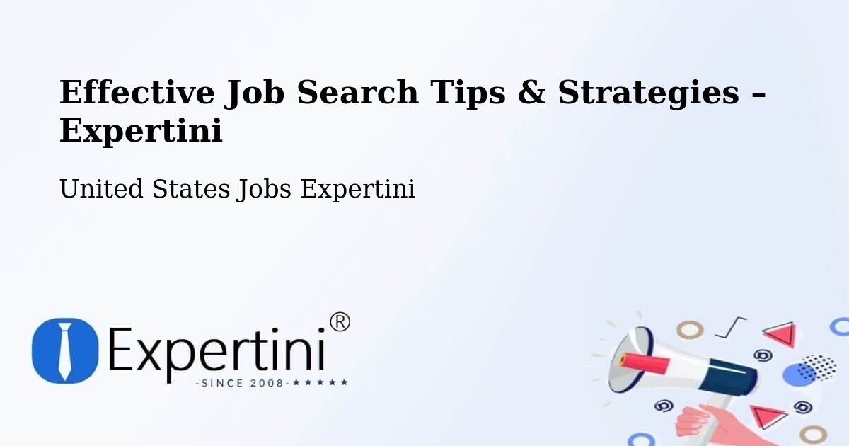 Job Search Tips & Strategies for Job Seekers – Champlain - Champlain, United States Jobs Expertini